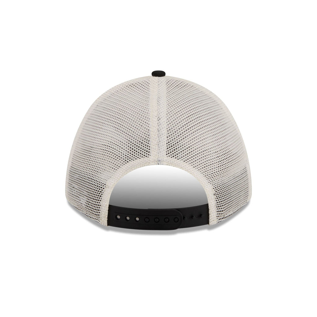 Miami Heat Retro Chrome Women's White 9FORTY M-Crown A-Frame Trucker Hat