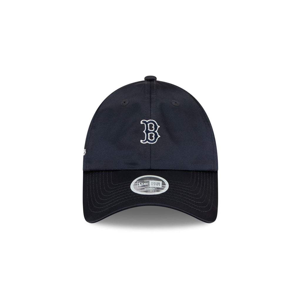 Boston Red Sox Satin Open Back Ponytail Adjustable Hat