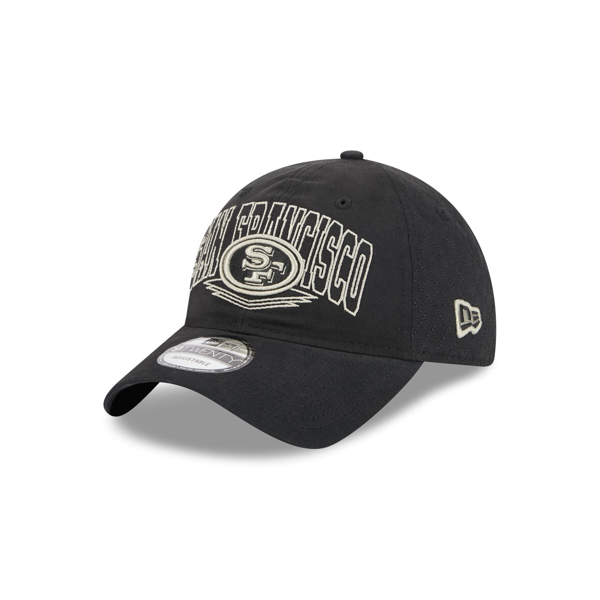 San Francisco 49ers Quilted Wordmark 9TWENTY Adjustable Hat