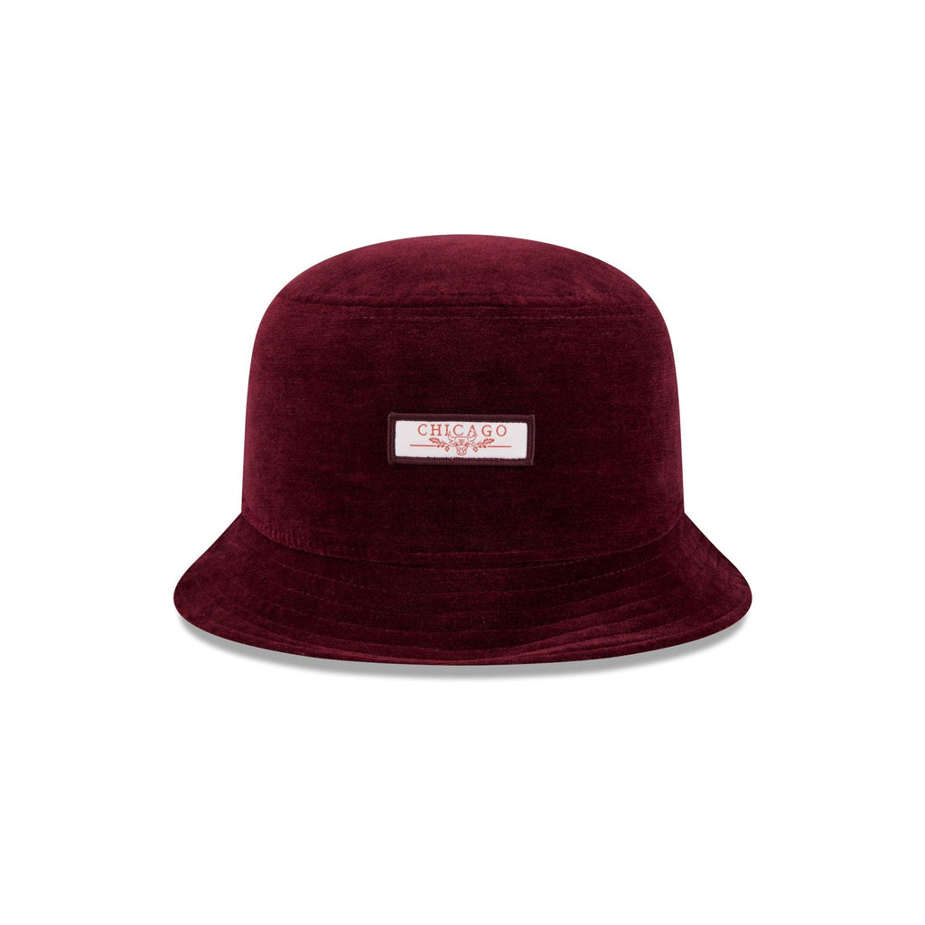 Chicago Bulls Fall Velvet Bucket Hat