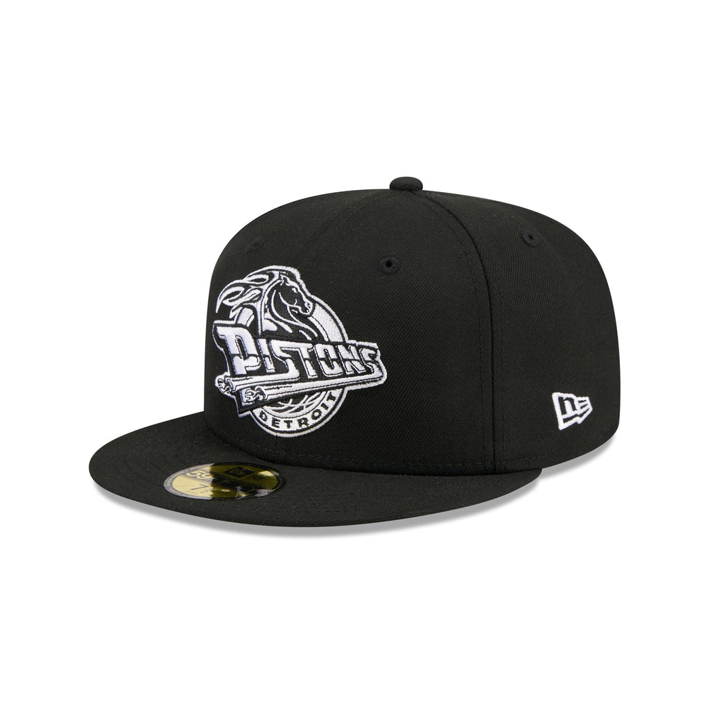 Detroit Pistons 1996-2000 Hardwood Classics Black 59FIFTY Fitted Hat