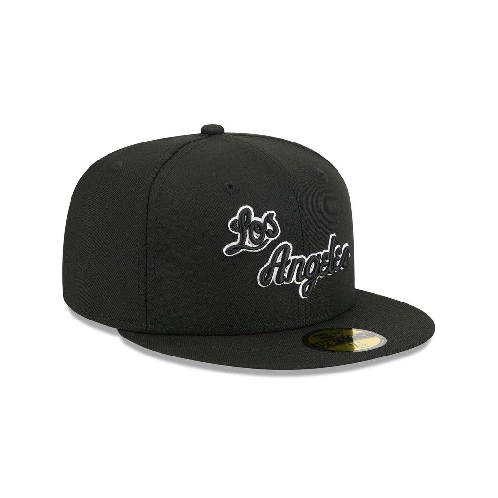 Los Angeles Lakers 1960-1965 Hardwood Classics Black 59FIFTY Fitted Hat