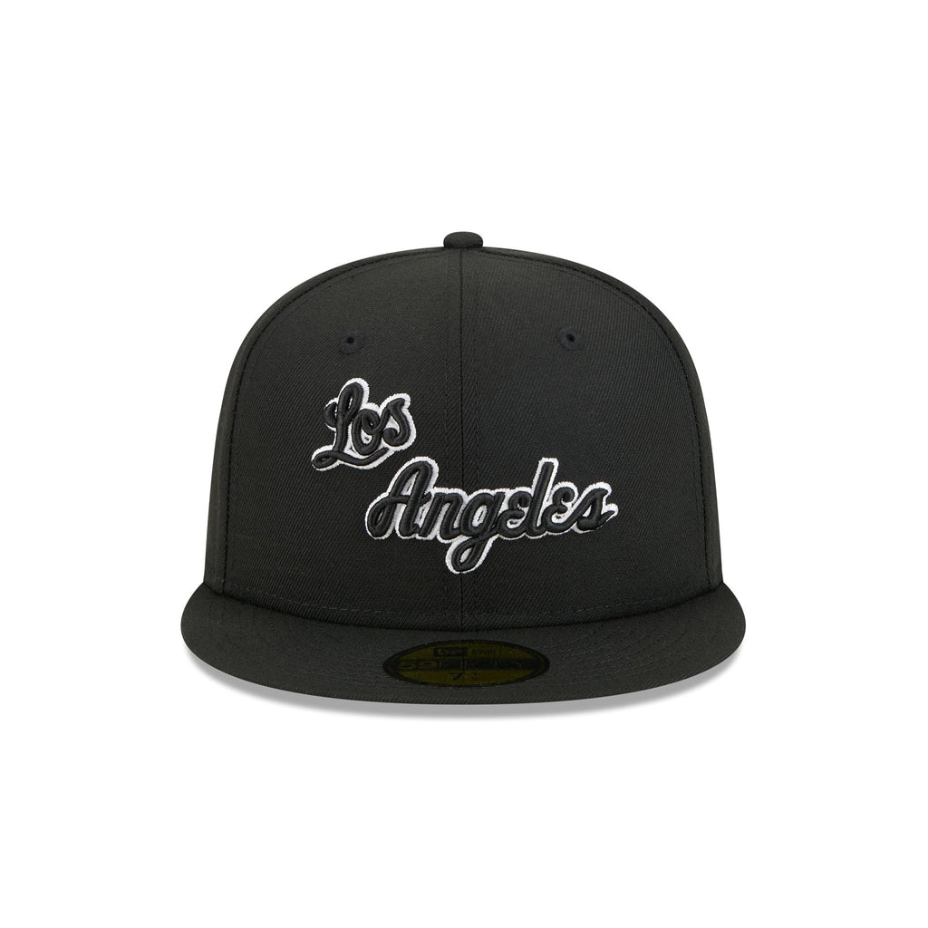 Los Angeles Lakers 1960-1965 Hardwood Classics Black 59FIFTY Fitted Hat