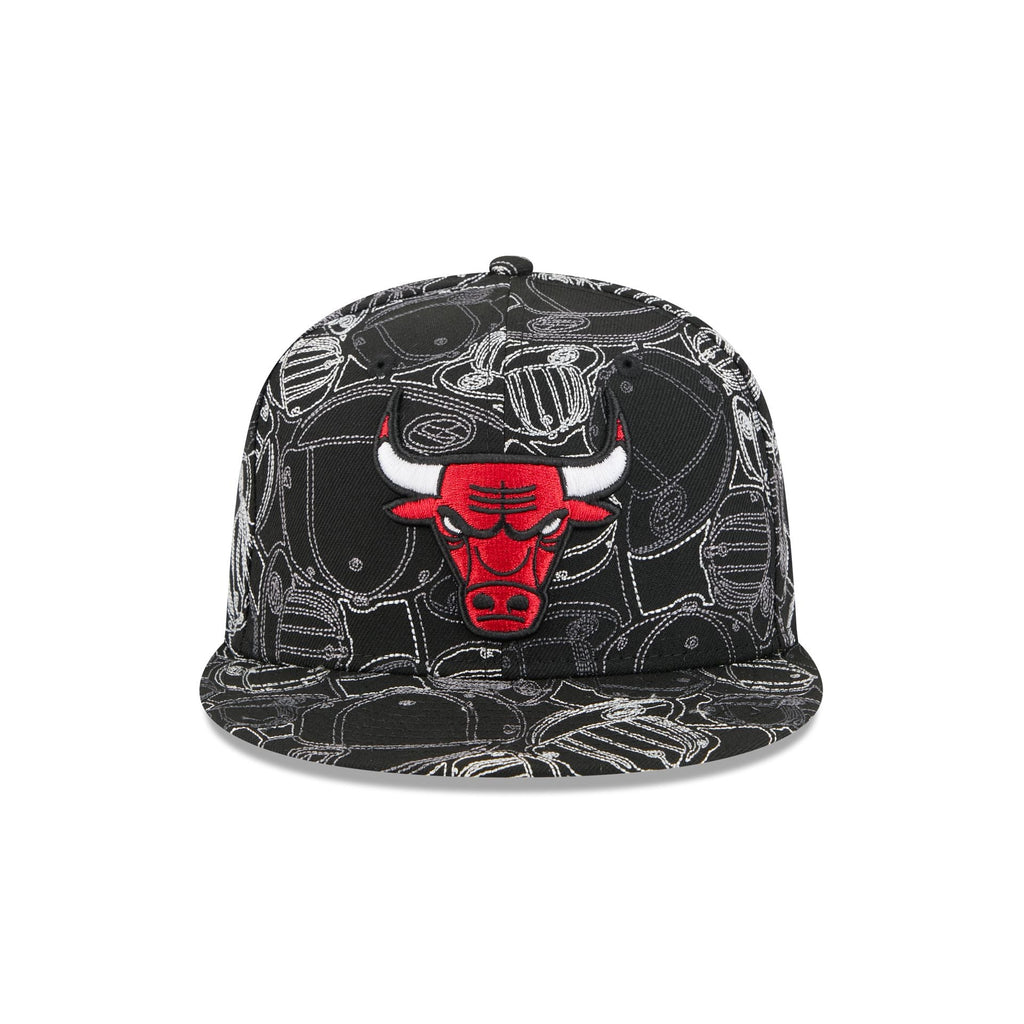 Chicago Bulls Cap Scramble 59FIFTY Fitted Hat
