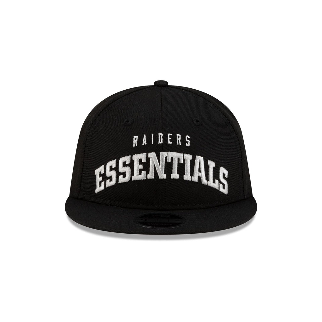 Las Vegas Raiders Fear of God Essentials Retro Crown 9FIFTY Snapback Hat