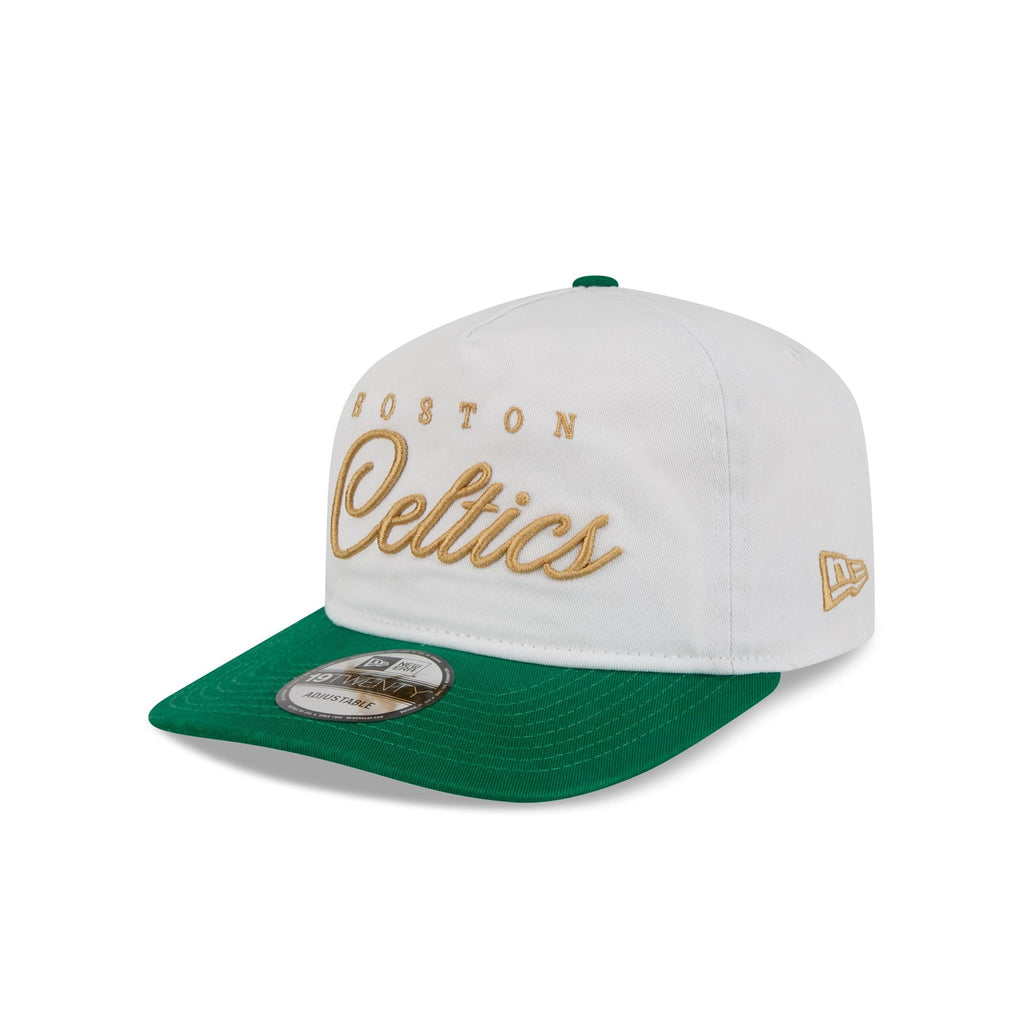Boston Celtics Gold Scripted 19TWENTY Adjustable Hat