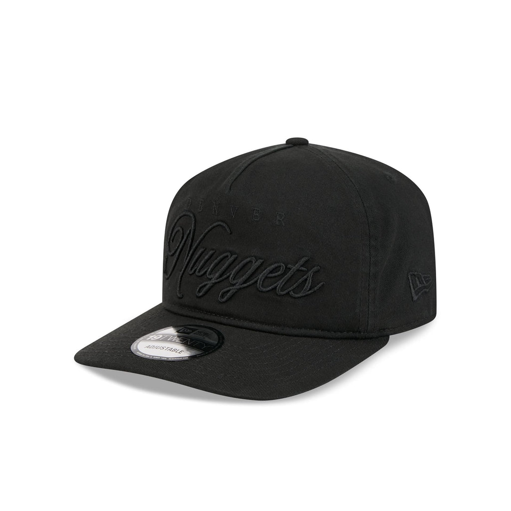 Denver Nuggets All Black Scripted 19TWENTY Adjustable Hat