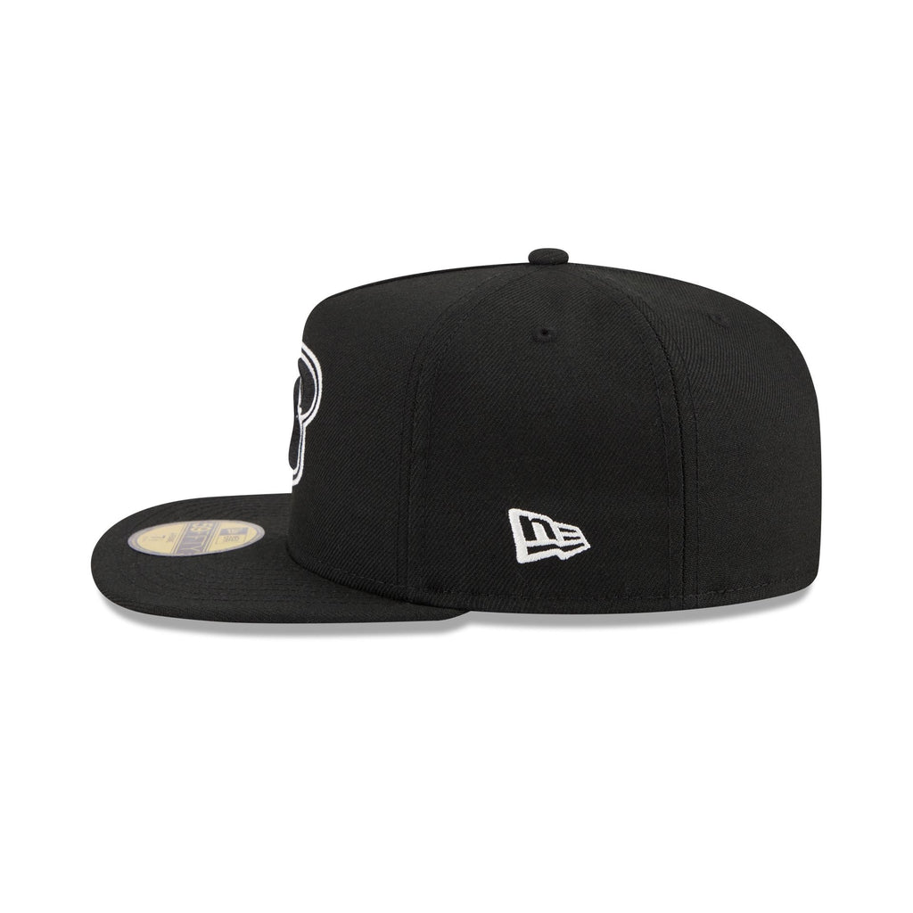 Just Caps Chiseled Logo Baltimore Ravens 59FIFTY A-Frame Fitted Hat