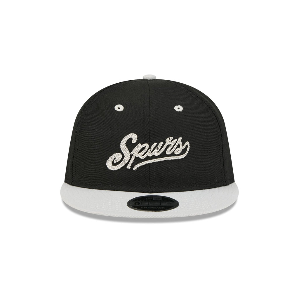 San Antonio Spurs Chainstitch Script Retro Crown 9FIFTY Snapback Hat