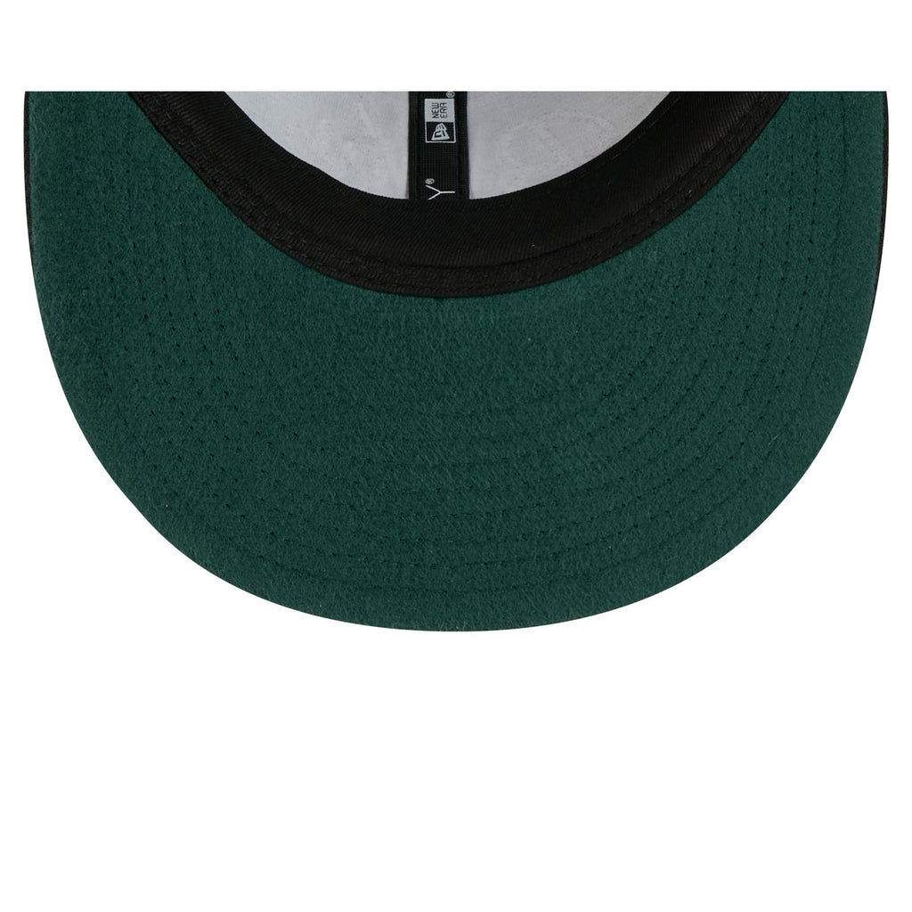 Milwaukee Bucks Chainstitch Script Retro Crown 9FIFTY Snapback Hat