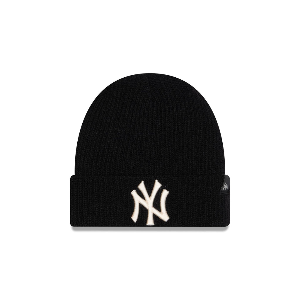 New York Yankees Cashmere Black Cuff Knit Hat
