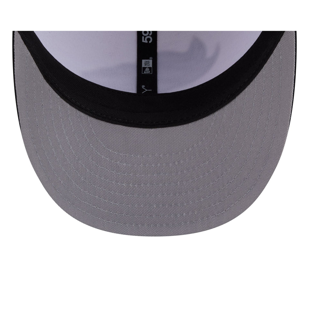 Denver Broncos 2026 Draft Black and White 59FIFTY Fitted Hat