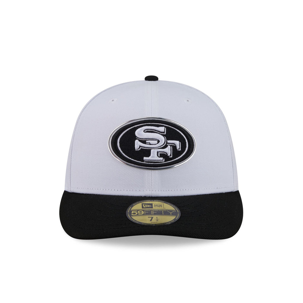 San Francisco 49ers 2026 Draft Black and White 59FIFTY Fitted Hat