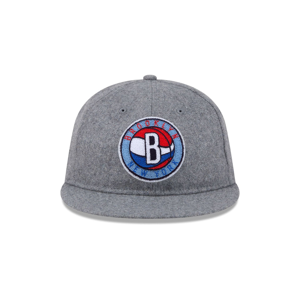 Brooklyn Nets Chenille Woven Retro Crown 9FIFTY Adjustable Hat