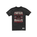 Chicago Bulls Throwback Washed Graphic Black T-Shirt