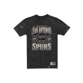 San Antonio Spurs Throwback Washed Graphic Black T-Shirt