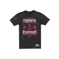 Toronto Raptors Throwback Washed Graphic Black T-Shirt