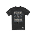 Las Vegas Raiders Throwback Washed Graphic Black T-Shirt