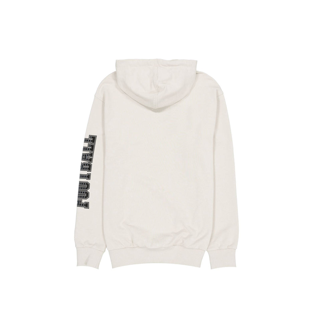 Las Vegas Raiders Throwback Chrome White Hoodie