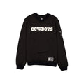 Dallas Cowboys Throwback Boucle Black Crewneck