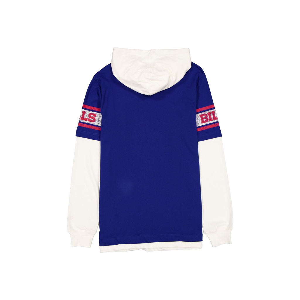 Buffalo Bills Throwback Chrome Twofer Hoodie