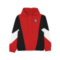 San Francisco 49ers Multicolor Quarter Zip Windbreaker