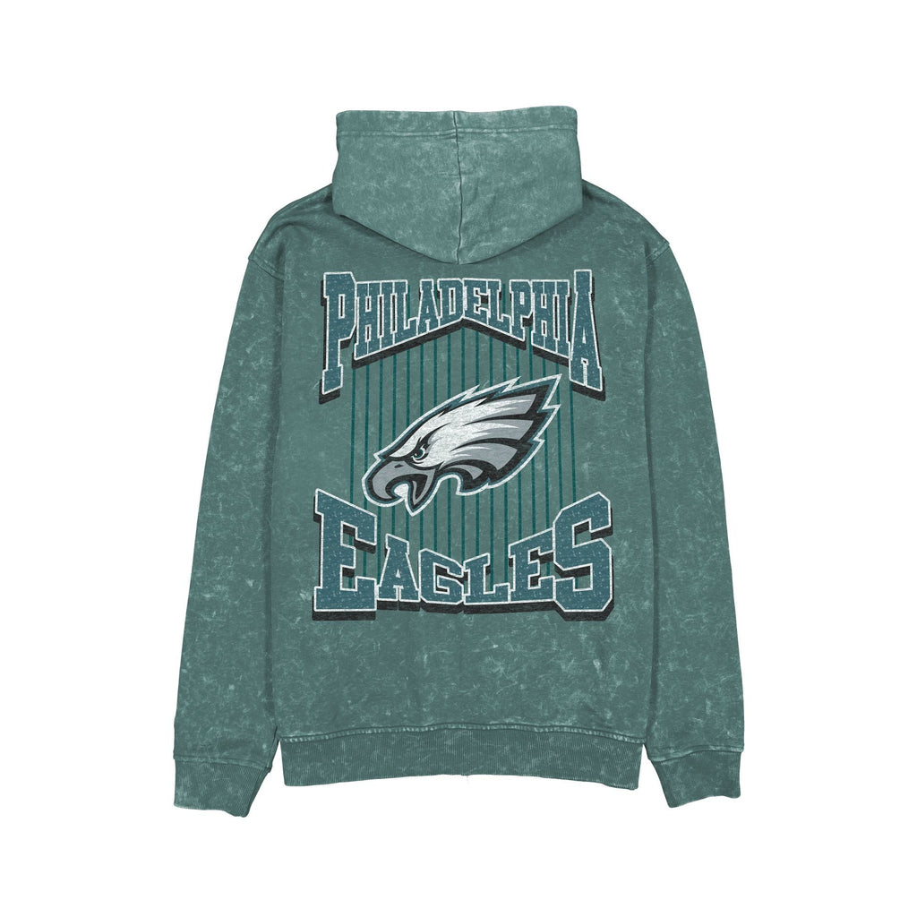 Philadelphia Eagles Washed Graphic Full-Zip Hoodie