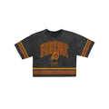Phoenix Suns Women's Vintage Stripe Cropped T-Shirt