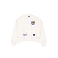 Golden State Warriors Women's Chrome White Quarter Zip