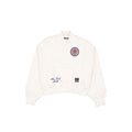 New York Knicks Women's Chrome White Quarter Zip