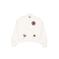 Chicago Bulls Women's Chrome White Quarter Zip