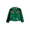 Boston Celtics Women's Floral Satin Varsity Jacket