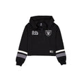 Las Vegas Raiders Women's Throwback Cropped Tie Hoodie