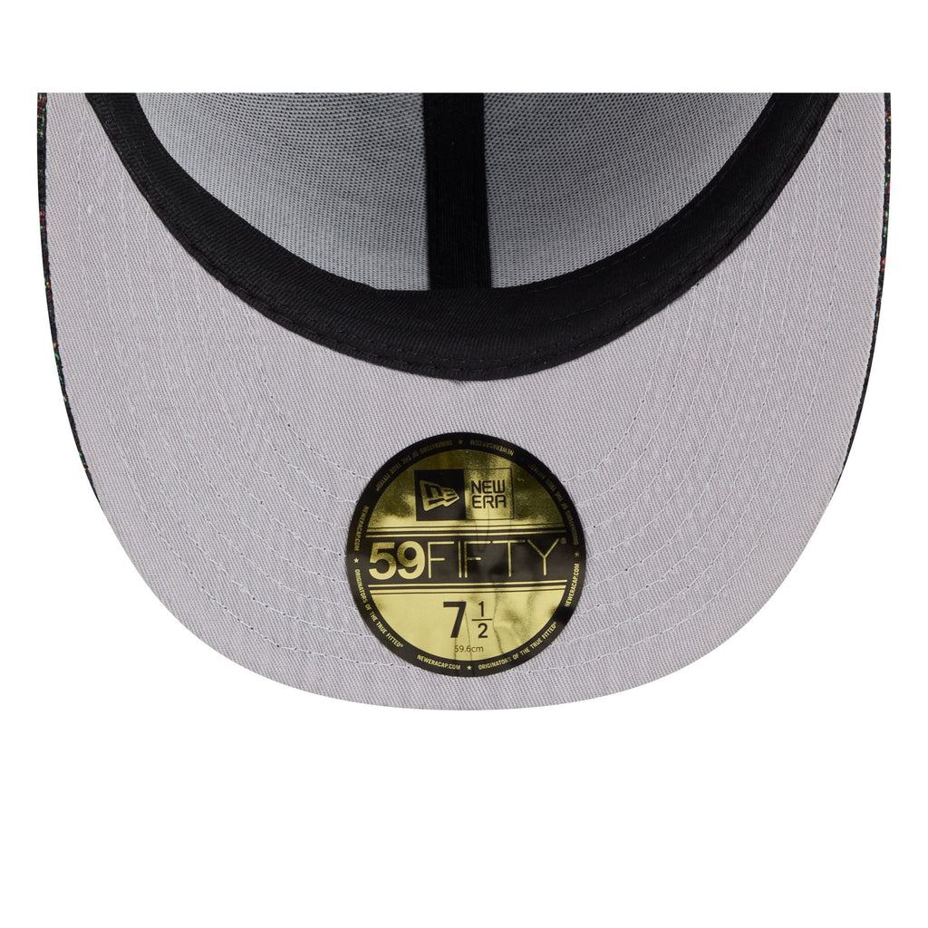 Chicago Bulls Three Looms Jacquard Chenille 59FIFTY Fitted Hat