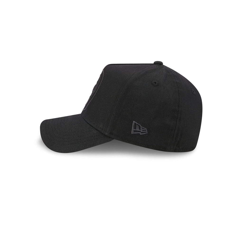 Detroit Pistons Waxed Canvas Black 59FORTY A-Frame Fitted Hat