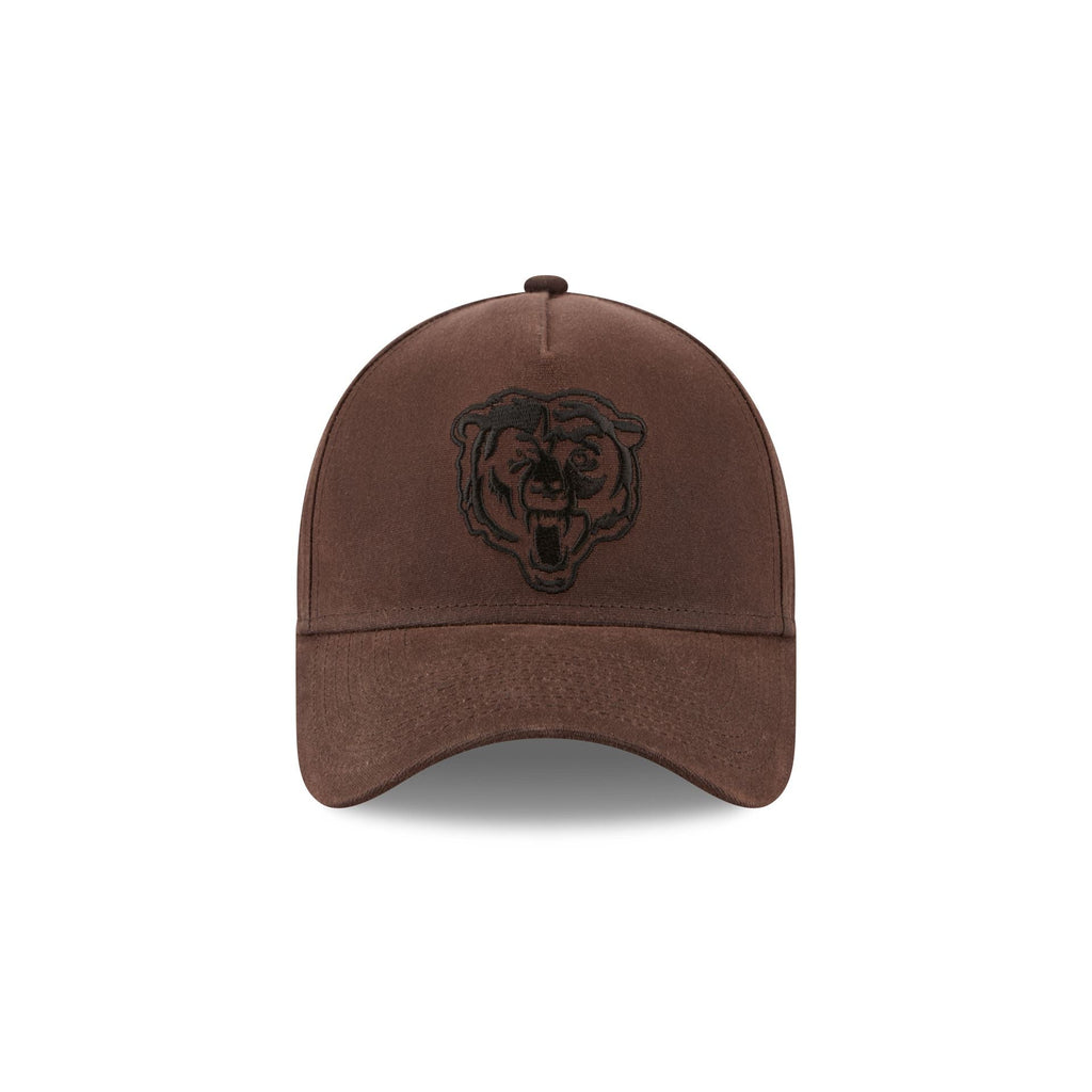 Chicago Bears Waxed Canvas Brown 59FORTY A-Frame Fitted Hat