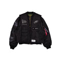 Alpha Industries x Philadelphia Eagles Black 2-in-1 MA-1 Flight Jacket + Vest
