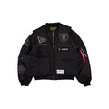 Alpha Industries x Las Vegas Raiders Black 2-in-1 MA-1 Flight Jacket + Vest