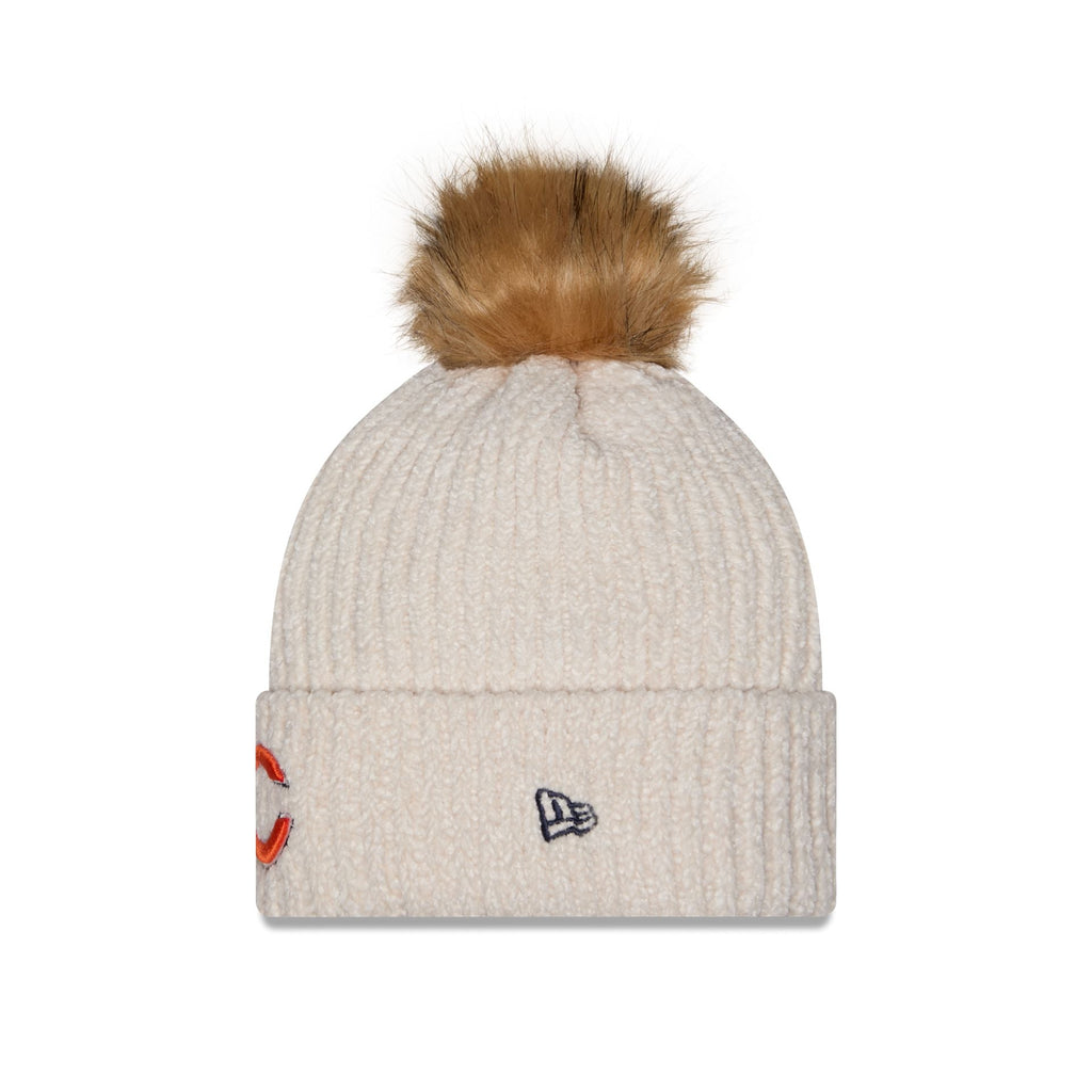 Chicago Bears Women's Sandy Linen Pom Knit Hat