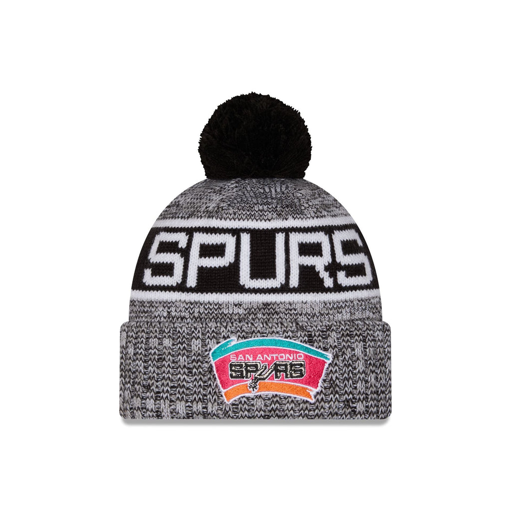 San Antonio Spurs Tri Color Pom Knit Hat