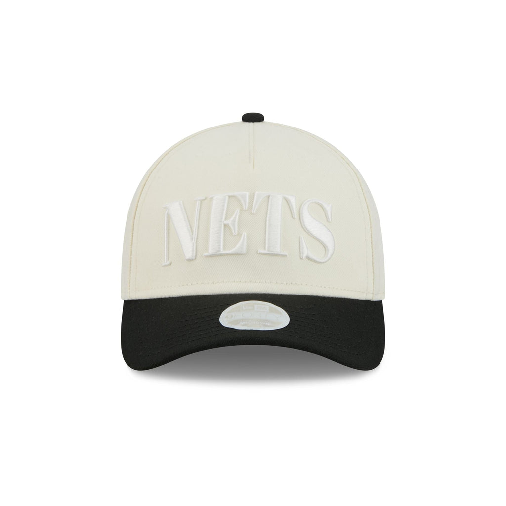 Brooklyn Nets Two Tone Chrome Women's 9FORTY M-Crown A-Frame Snapback Hat