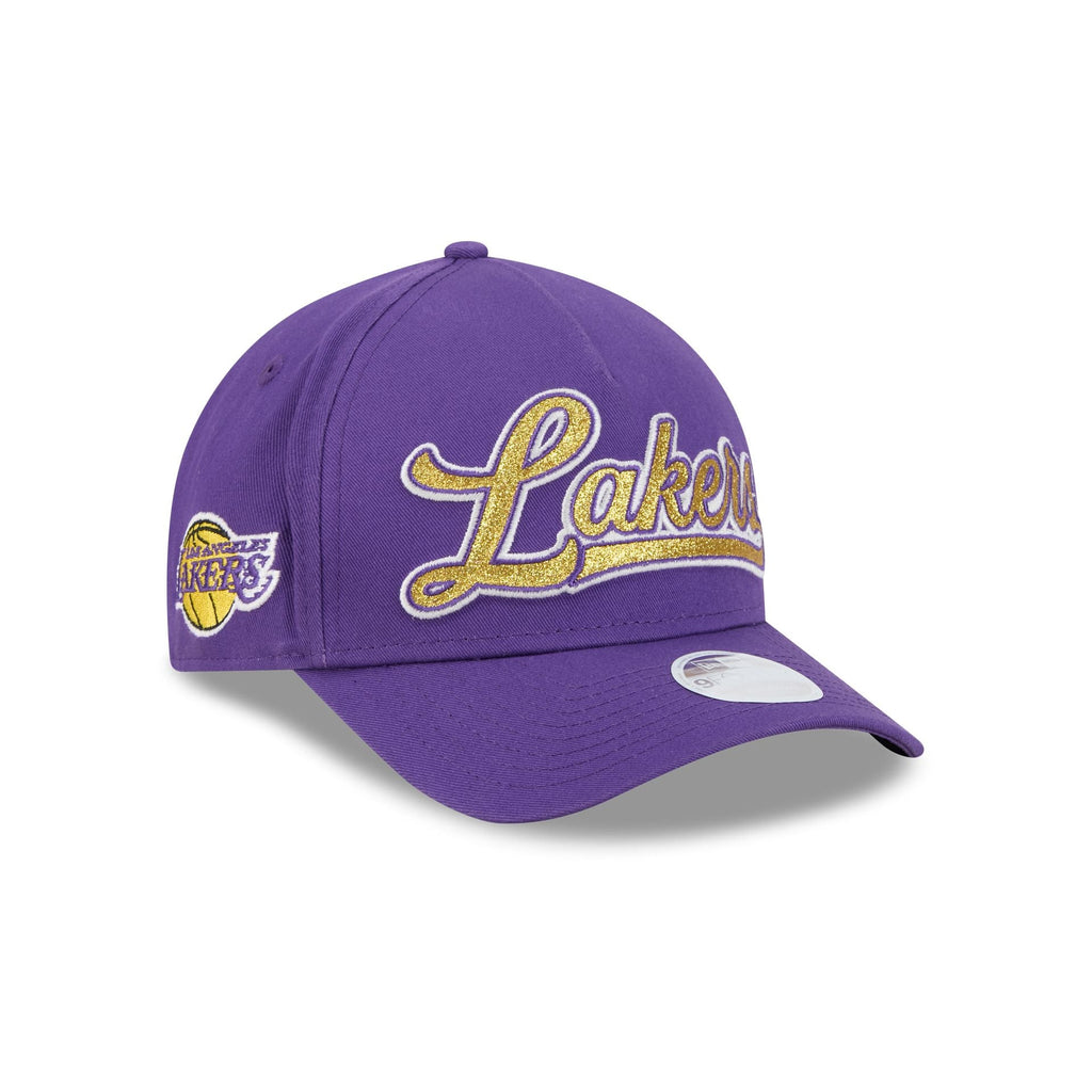 Los Angeles Lakers Glitz Women's 9FORTY M-Crown A-Frame Snapback Hat