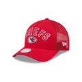 Kansas City Chiefs Sequin Wordmark Women's 9FORTY M-Crown A-Frame Trucker Hat