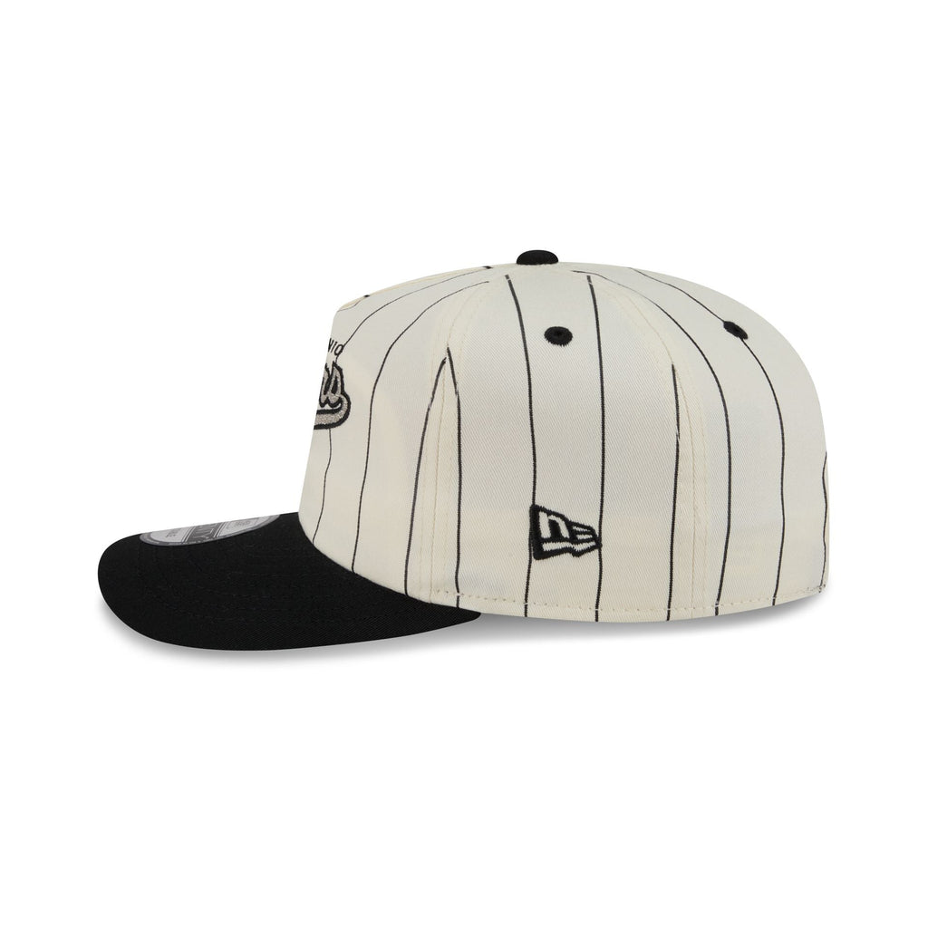 San Antonio Spurs Chrome White Pinstripe 19TWENTY Snapback Hat