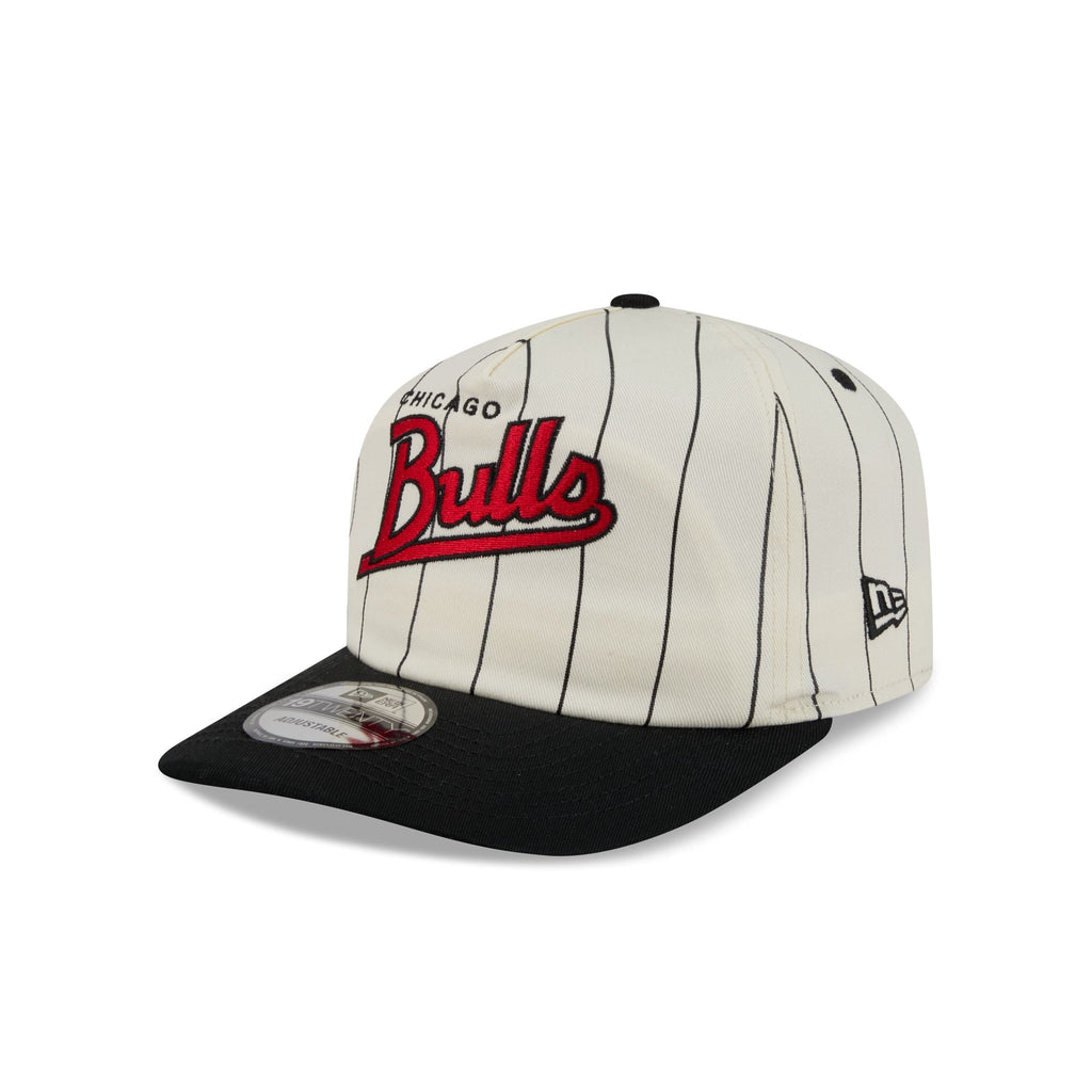 Chicago Bulls Chrome White Pinstripe 19TWENTY Snapback Hat