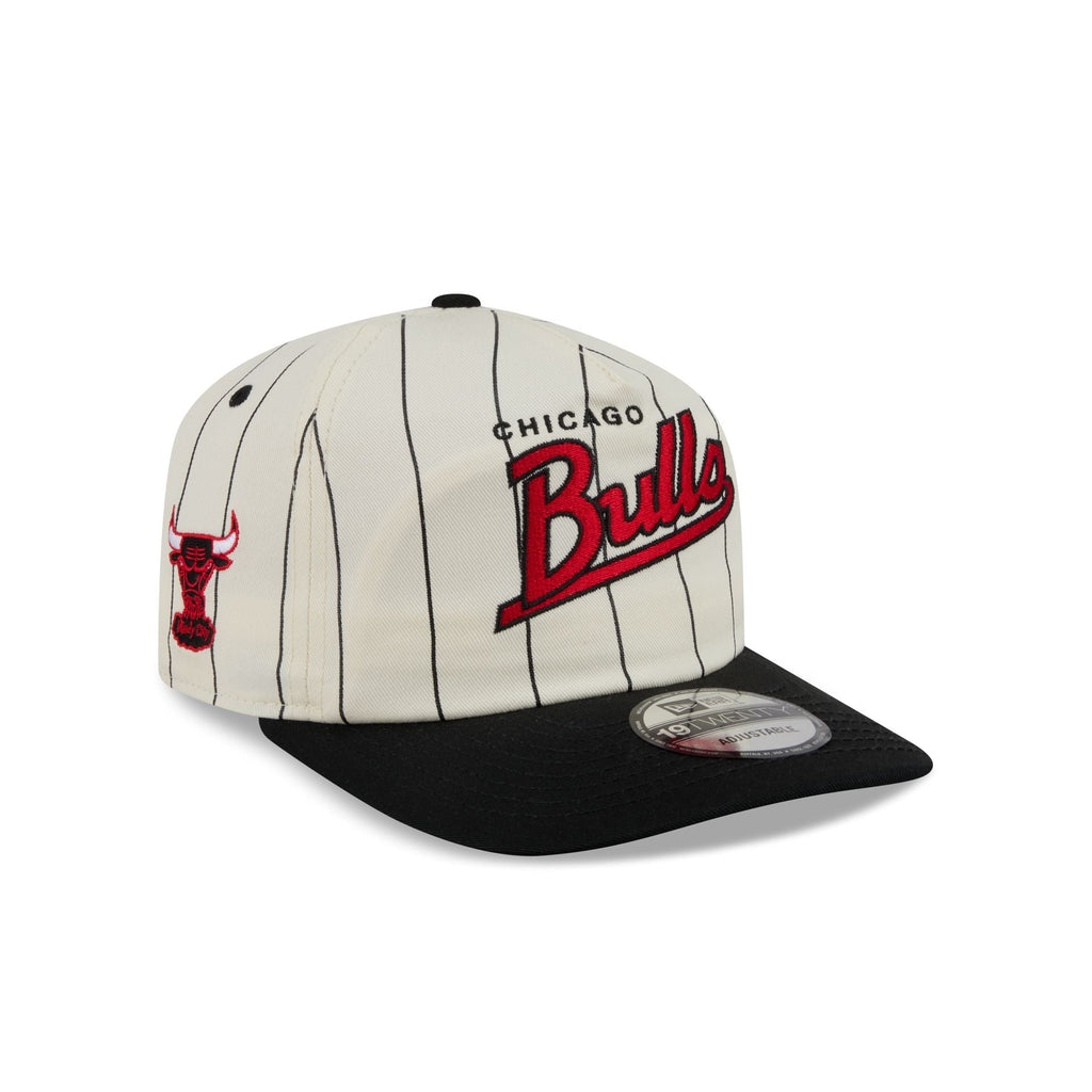 Chicago Bulls Chrome White Pinstripe 19TWENTY Snapback Hat