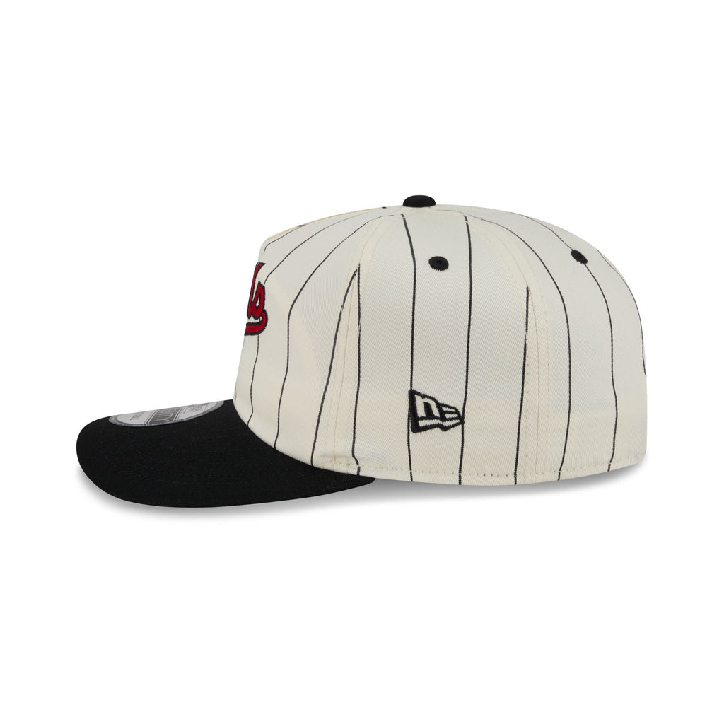 Chicago Bulls Chrome White Pinstripe 19TWENTY Snapback Hat