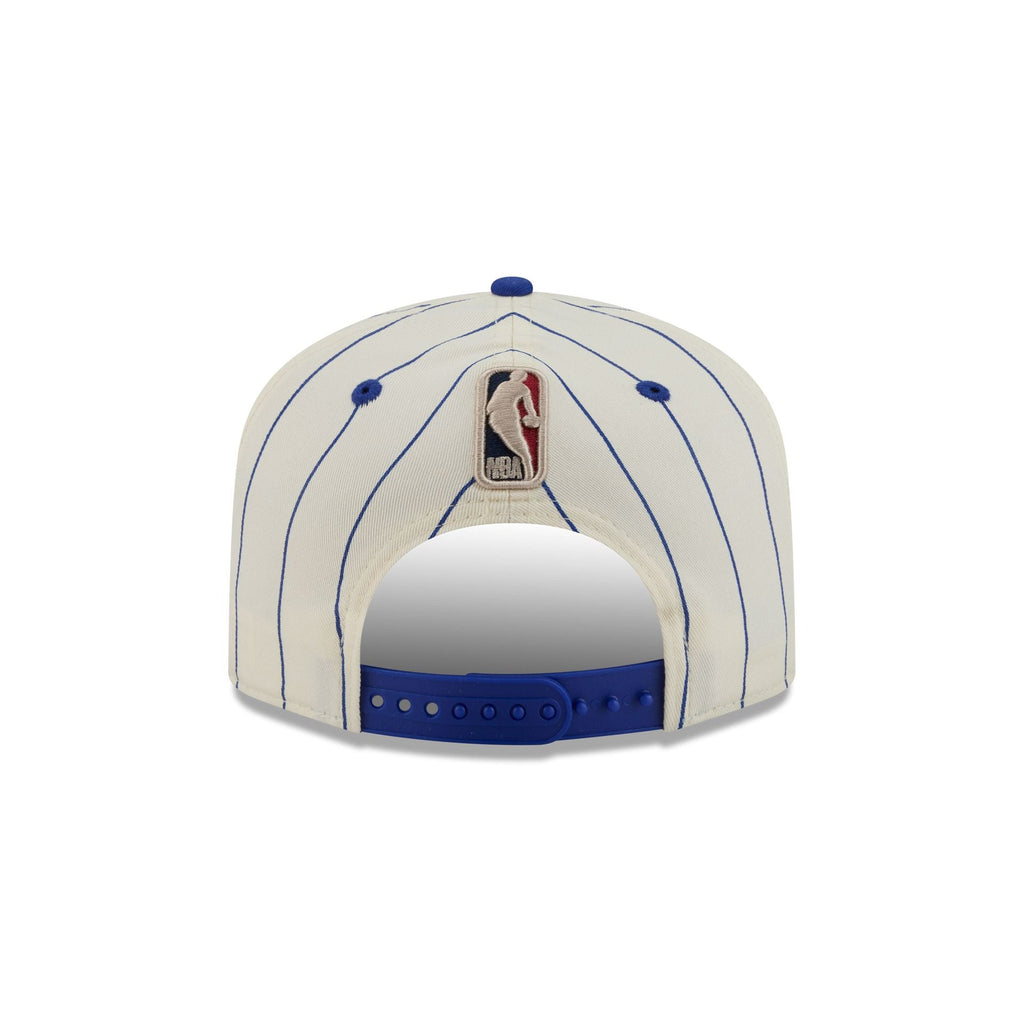 Dallas Mavericks Chrome White Pinstripe 19TWENTY Snapback Hat