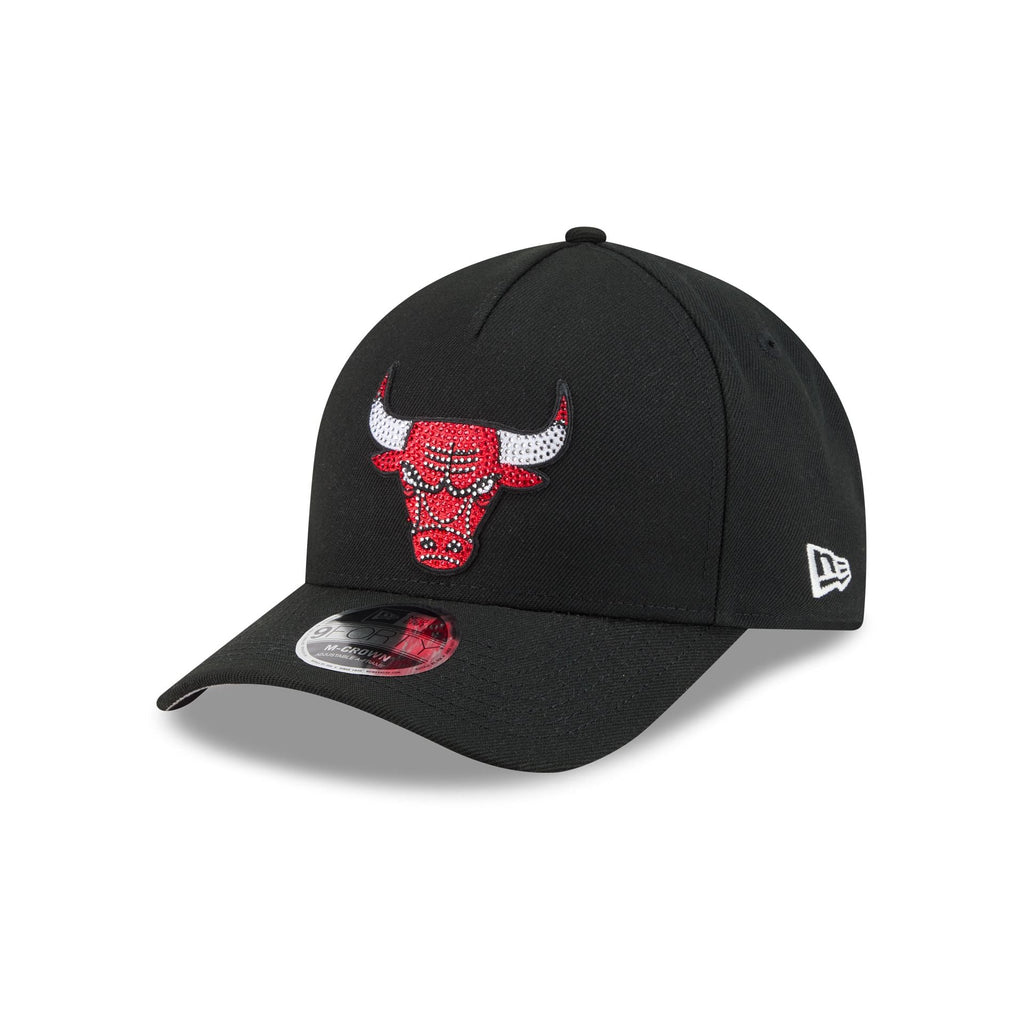 Chicago Bulls Rhinestone Patch 9FORTY M-Crown A-Frame Snapback Hat