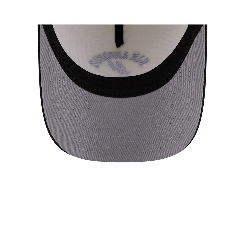 San Antonio Spurs Arched Graphic Chrome White 9FORTY M-Crown A-Frame Snapback Hat
